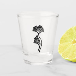 Vaso De Chupito Impresión de leaf de Gingko