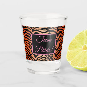 Vaso De Chupito Impresión de tigre de Bengala