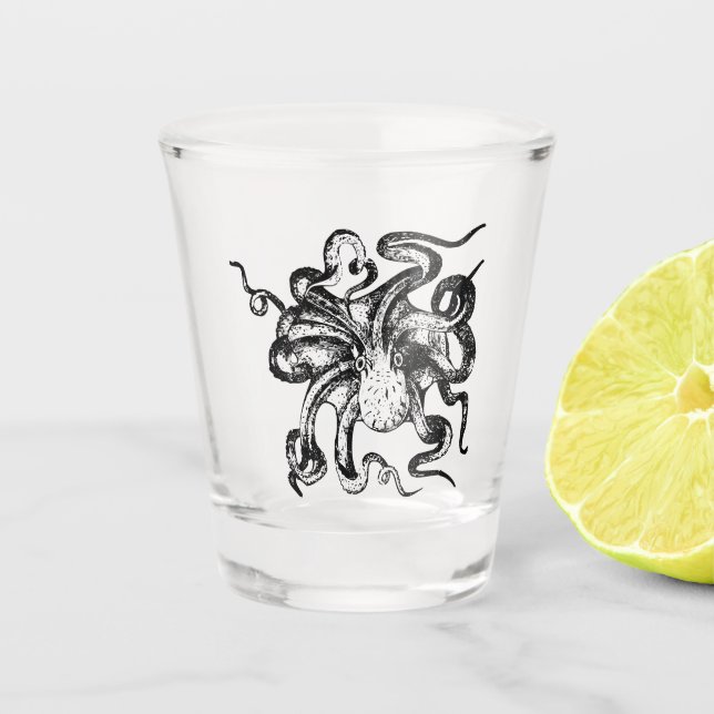 Vaso De Chupito Impresión hawaiana (Anverso)