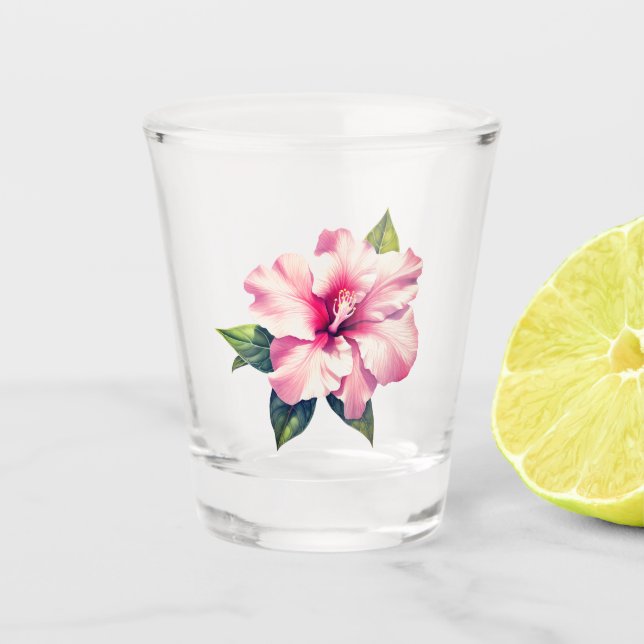 Vaso De Chupito Impresión hawaiana (Anverso)