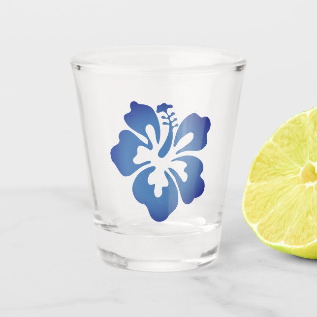 Vaso De Chupito Impresión hawaiana (Anverso)