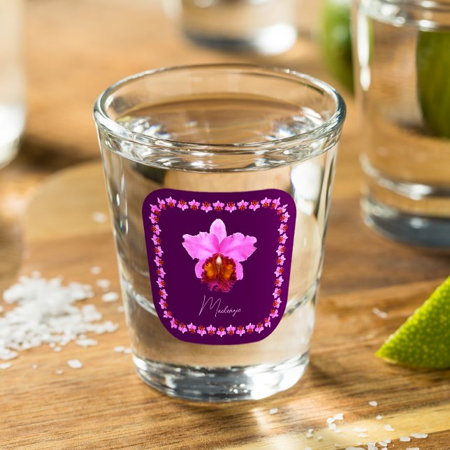 Vaso De Chupito Impresión personalizada de Cattleya Orchid (Subido por el creador)