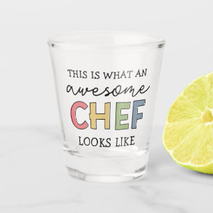 Vaso De Chupito Impresionantes regalos de chef Mejor Chef De Reg