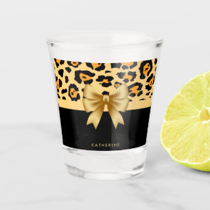 Vaso De Chupito Imprimir cinta y leopardo