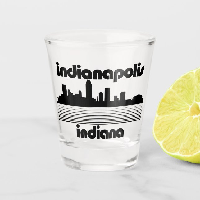 Vaso De Chupito Indianapolis Indiana (Anverso)