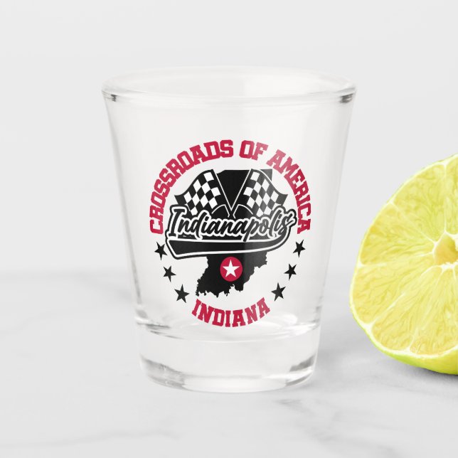 Vaso De Chupito Indianápolis, Indiana (Anverso)