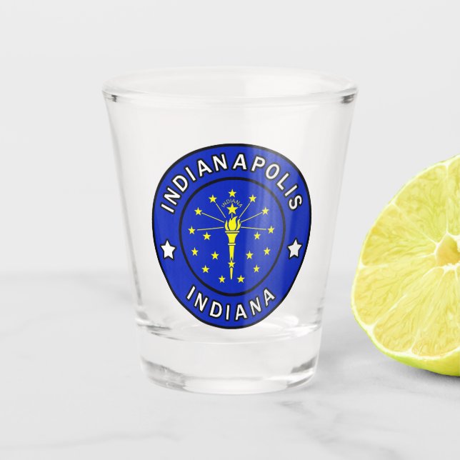 Vaso De Chupito Indianapolis Indiana (Anverso)