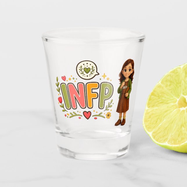 Vaso De Chupito INFP — A Sonhadora Criativa (Anverso)