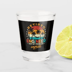 Vaso De Chupito Ingeniero Jubilado Ya No Es Mi Problema
