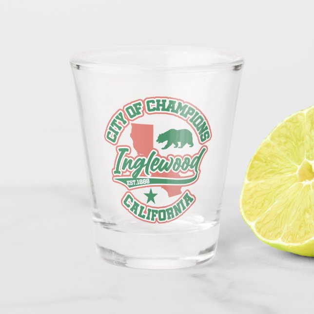 Vaso De Chupito Inglewood, California (Anverso)