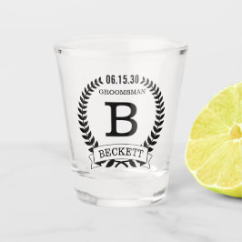Vaso De Chupito Iniciales del Padrino