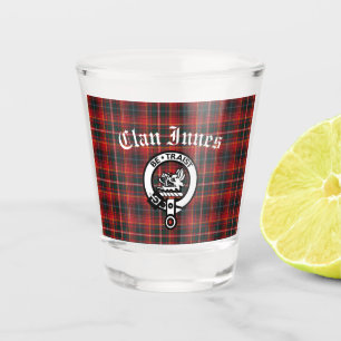 Vaso De Chupito Innes Escudo Badge y Tartán