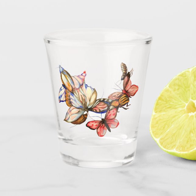 Vaso De Chupito Insectos bailarines (Anverso)