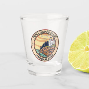Vaso De Chupito Insignia de Canadá del Parque Nacional de la Isla