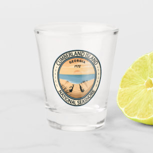 Vaso De Chupito Insignia georgiana de la isla Cumberland