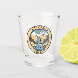 Vaso De Chupito Insignia Indiana del Parque Estatal Clifty Falls