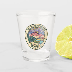 Vaso De Chupito Insignia Michigan del Parque Estatal Porcupine Mou