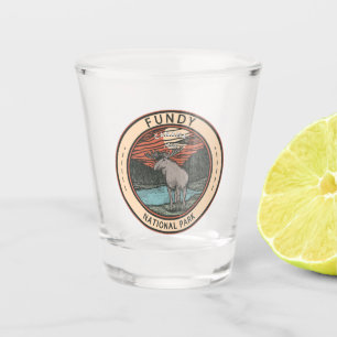 Vaso De Chupito Insignia Moose del Parque Nacional Fundy