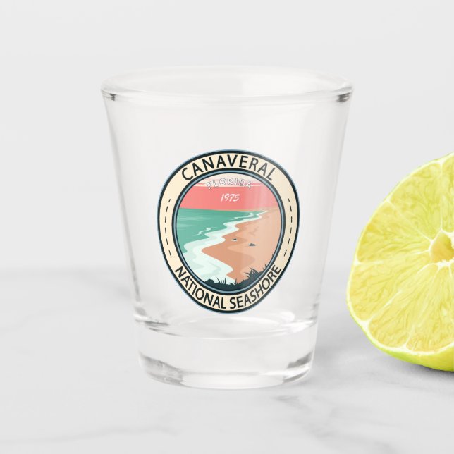 Vaso De Chupito Insignia nacional canaveral de Florida (Anverso)