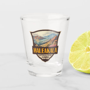 Vaso De Chupito Insignia retro del Ilustracion del Parque Nacional