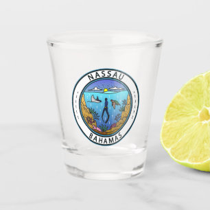 Vaso De Chupito Insignia Scuba de Nassau Bahamas