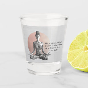Vaso De Chupito Instructor de Meditación de Yoga Reiki Master Lotu