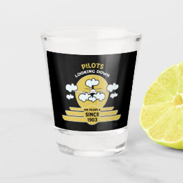 Vaso De Chupito Instructor de vuelo | Escuela de vuelo | Graduado 