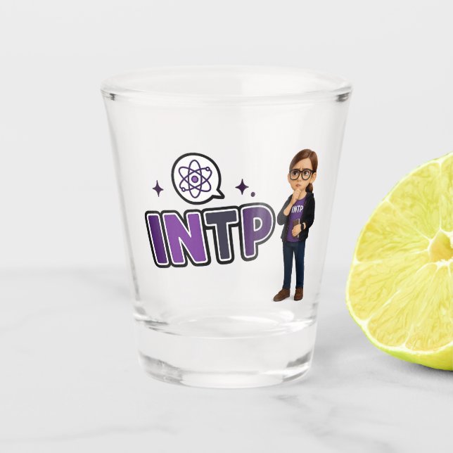 Vaso De Chupito INTP — A Mente Investigadora (Anverso)