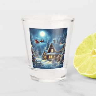Vaso De Chupito Invierno/Santa/Navidades/Nieve