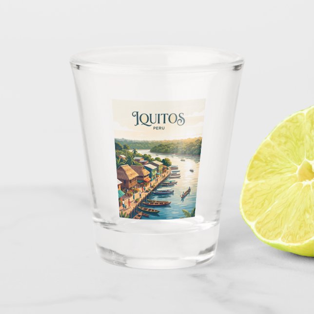 Vaso De Chupito Iquitos, Perú Perú (Anverso)