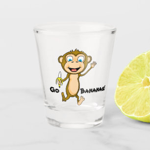 Vaso De Chupito Ir plátanos de vidrio caliente