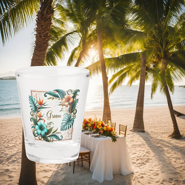 Vaso De Chupito Iridescencia tropical impresa (Subido por el creador)