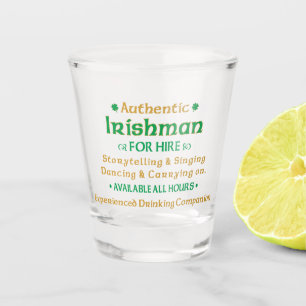 Vaso De Chupito Irlandés Auténtico para Contratar Divertido