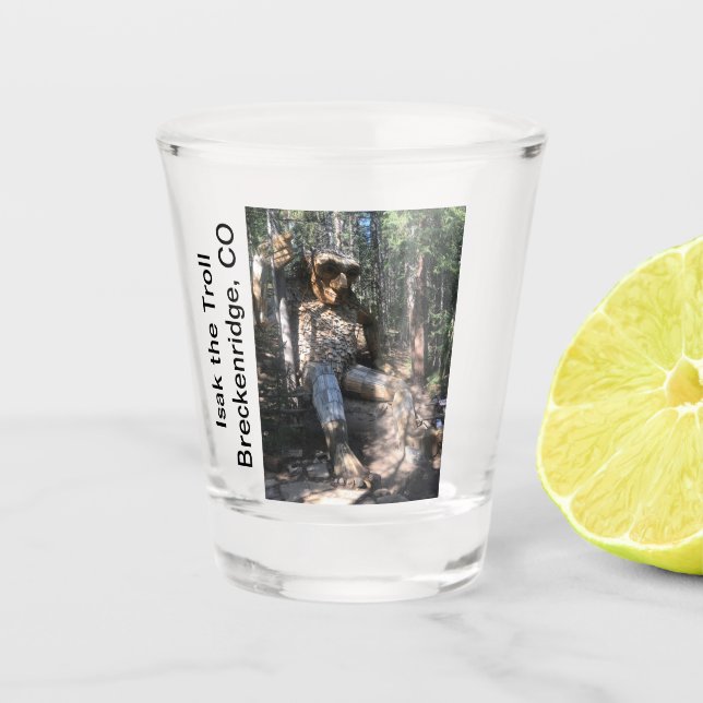 Vaso De Chupito Isak Troll Breckenridge, CO (Anverso)
