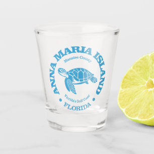 Vaso De Chupito Isla Anna Maria (tortuga marina)