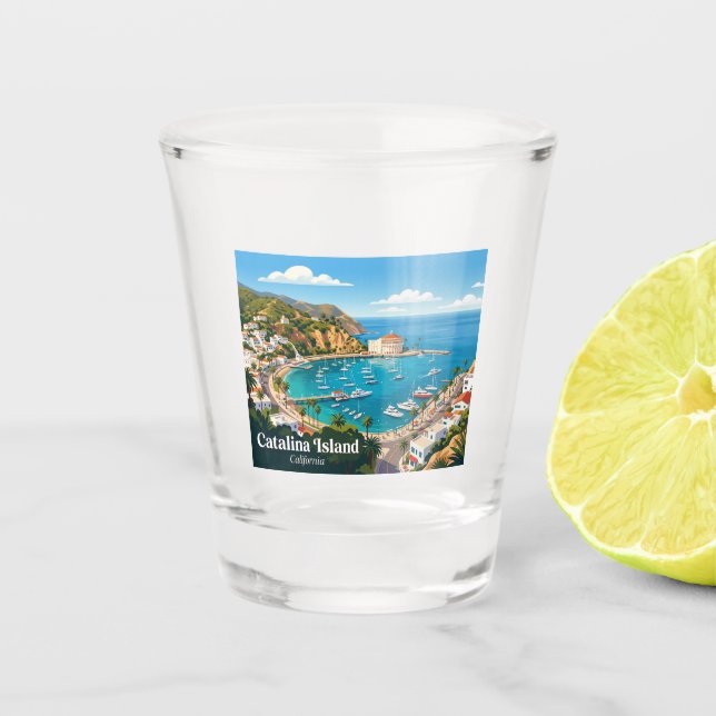 Vaso De Chupito Isla Catalina EE. UU. (Anverso)