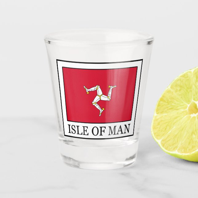 Vaso De Chupito Isla de Man (Anverso)