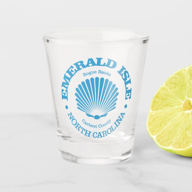 Vaso De Chupito Isla Esmeralda (concha marina) (Anverso)