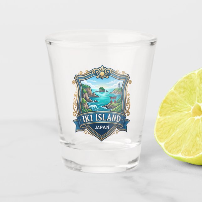 Vaso De Chupito Isla Iki, Japón (Anverso)