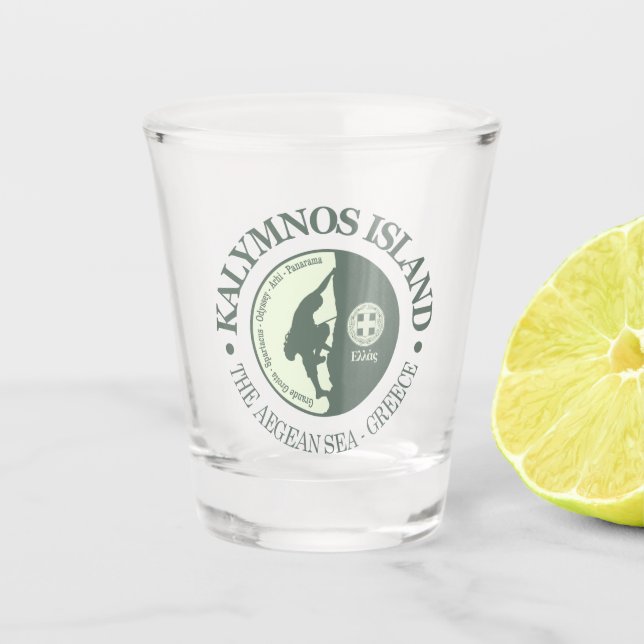 Vaso De Chupito Isla Kalymnos (escalada) (Anverso)