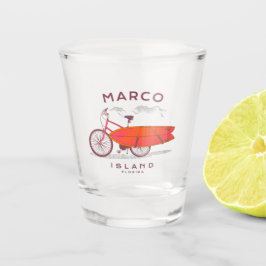Vaso De Chupito Isla Marco Florida Playa Vintage Surf