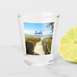 Vaso De Chupito Isla Sanibel Florida Beach Ocean