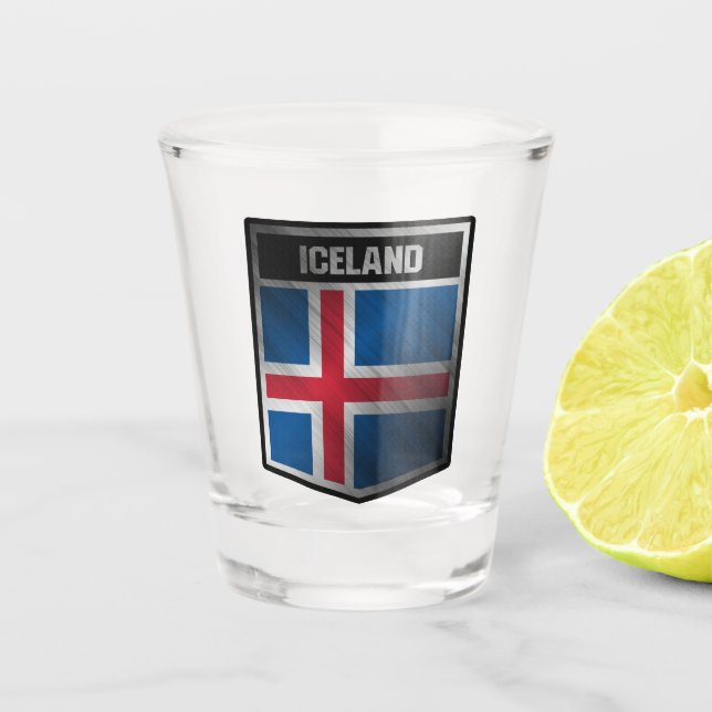 Vaso De Chupito Islandia (Anverso)