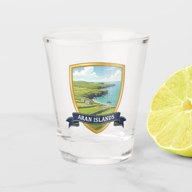 Vaso De Chupito Islas Aran Irlanda Viajes (Anverso)