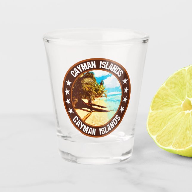 Vaso De Chupito Islas Caimán (Anverso)