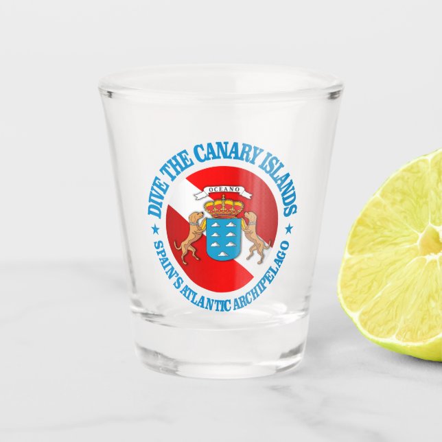 Vaso De Chupito Islas Canarias (rd.) (Anverso)