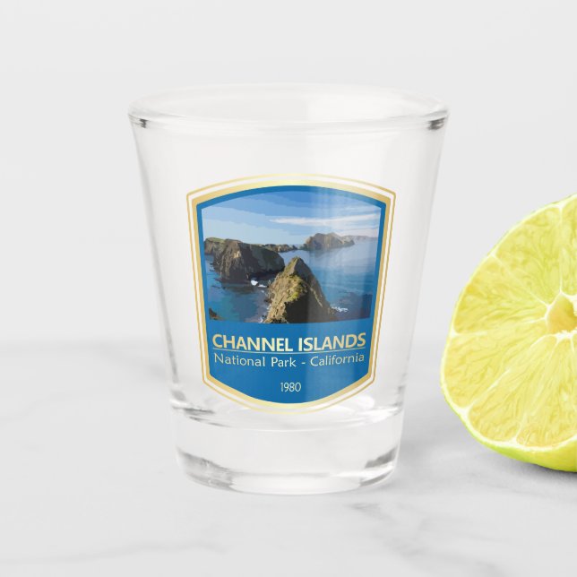 Vaso De Chupito Islas del Canal NP (PF1) (Anverso)