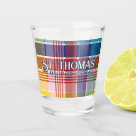 Vaso De Chupito Islas Vírgenes de los EE. UU. St. Thomas Madras US