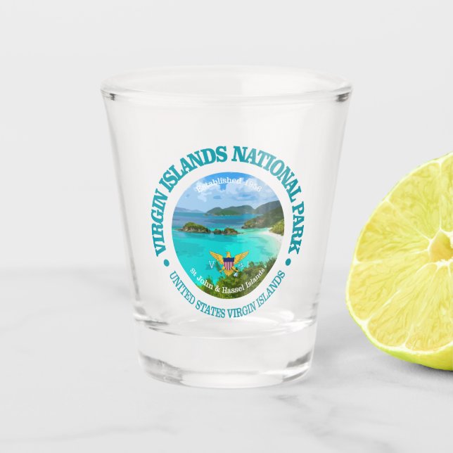 Vaso De Chupito Islas Vírgenes NP (Anverso)