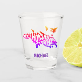 Vaso De Chupito Islas Vírgenes "Rock City" de Santo Tomás | Amanec